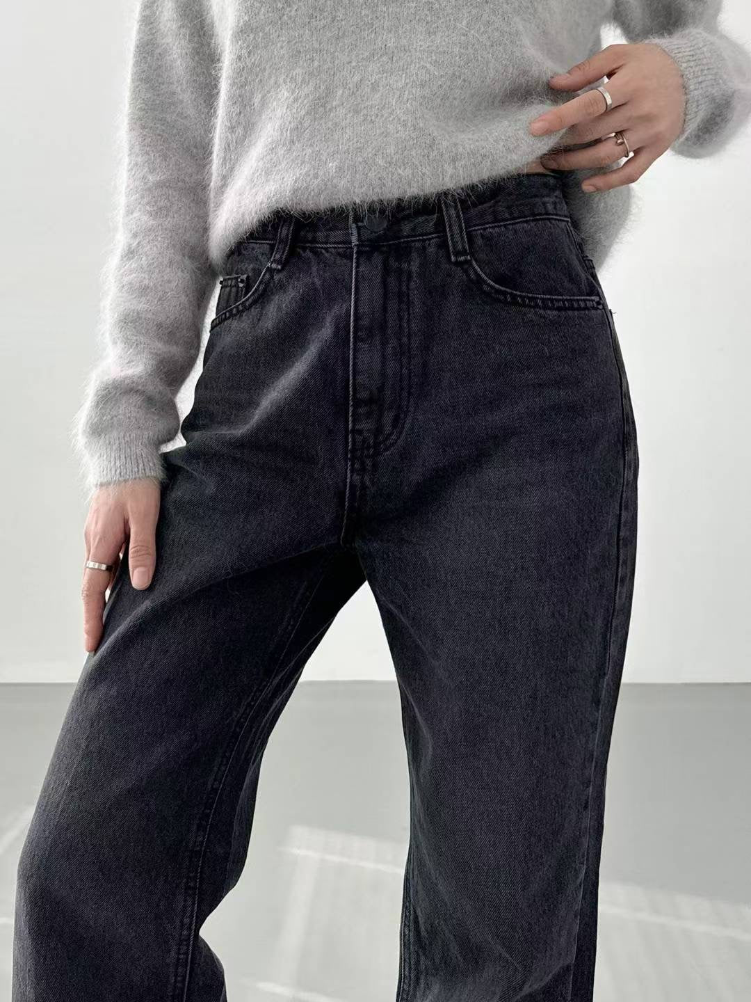 Daily Washed Flare Jeans