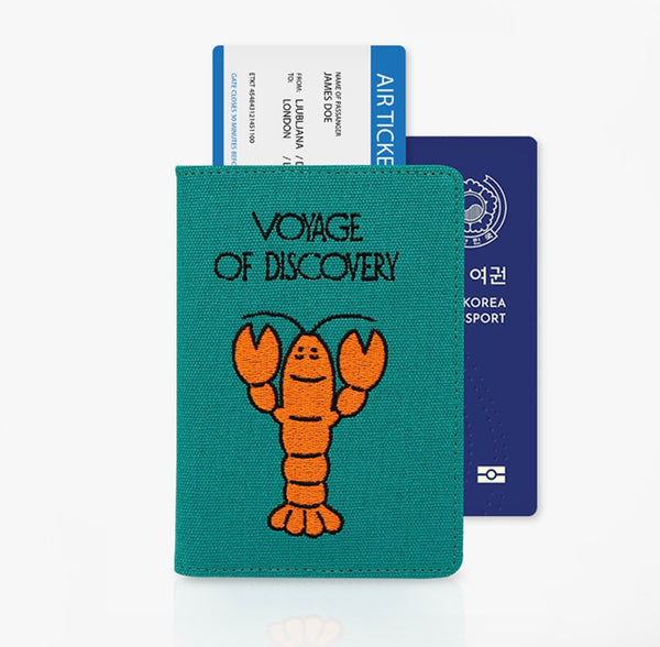Passport Case - Lobster