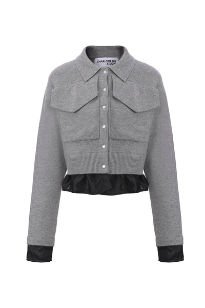 Inner Shirting Pockets Cardigan