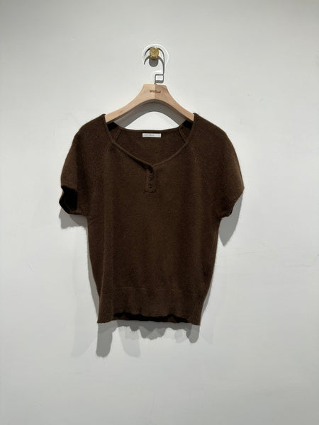 Racoon Short sleeve Knit Top