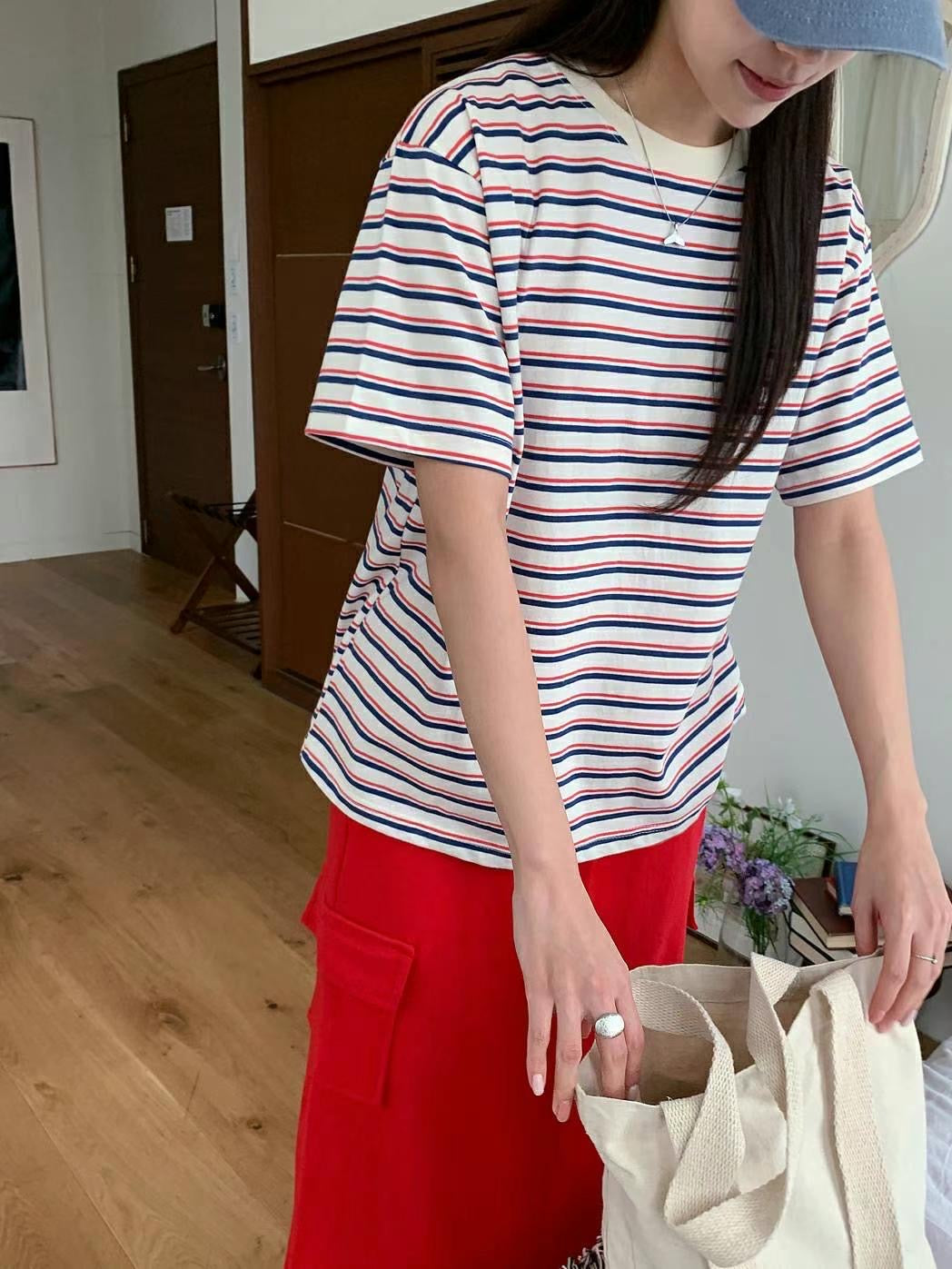 Colour Stripe Tee (加購$168）