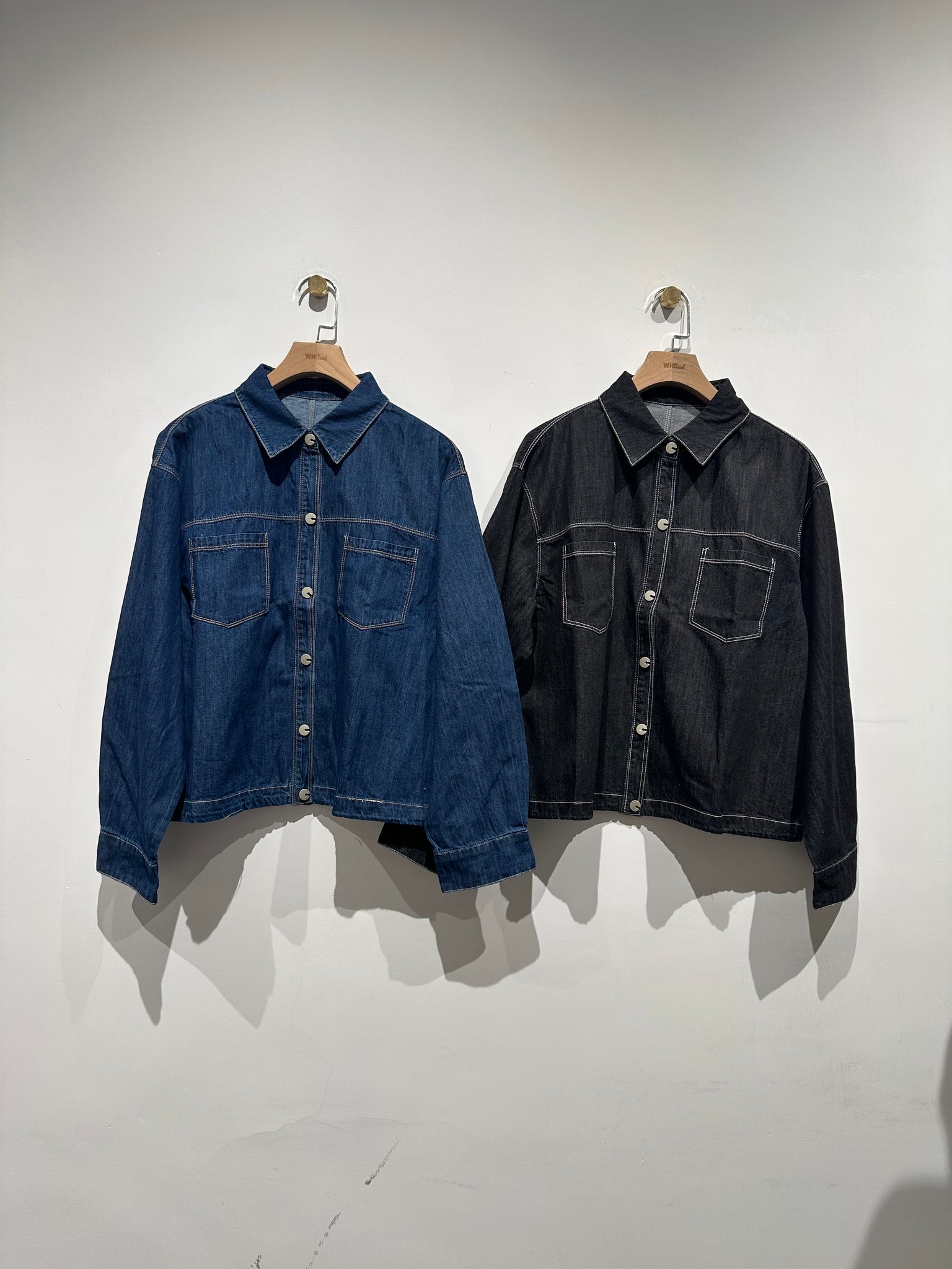 Stitched Denim Shirt