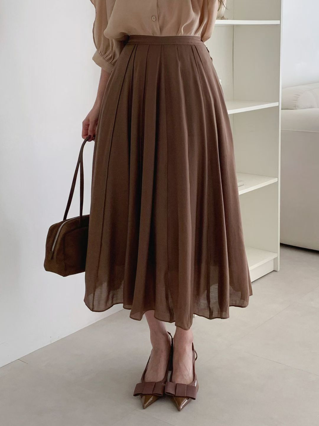 Sheer Pleated Skirt  (8-10Oct超抵價$368, 之後批發價$398)