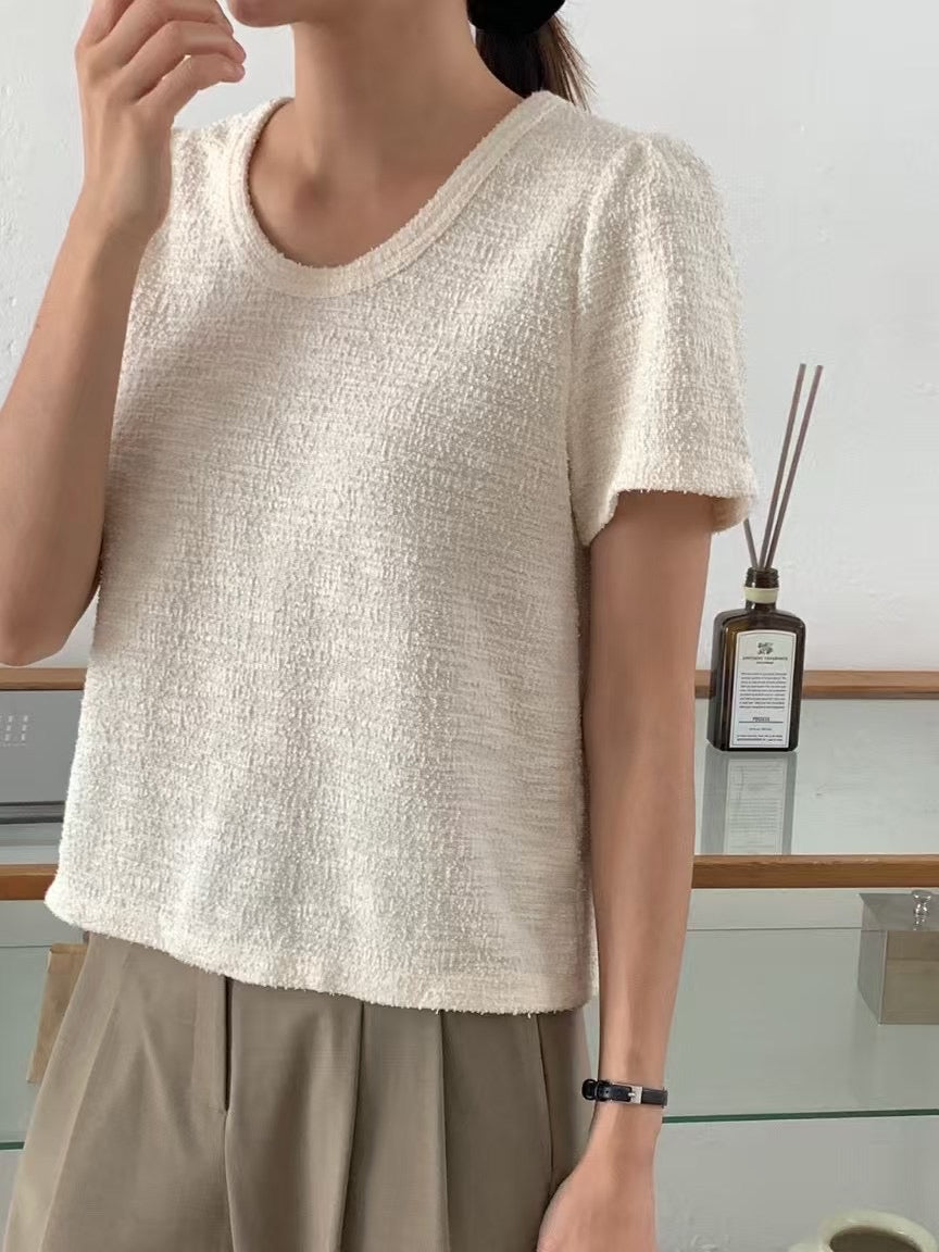 Premium Tweed Top