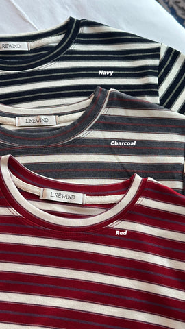 Soft Stripe Boxy Tee
