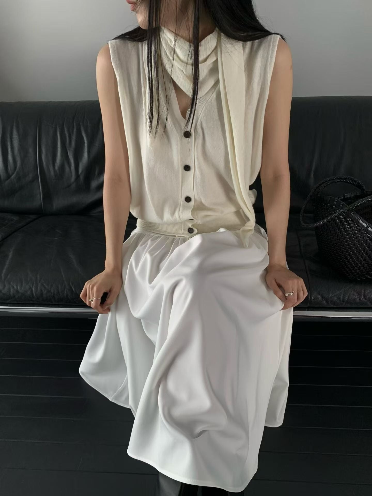 Button Knit Vest