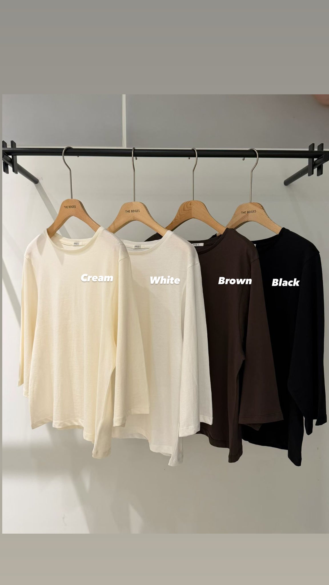 3/4 Sleeve Boxy Tee (9-11Sep超抵價$248, 之後批發價$268)