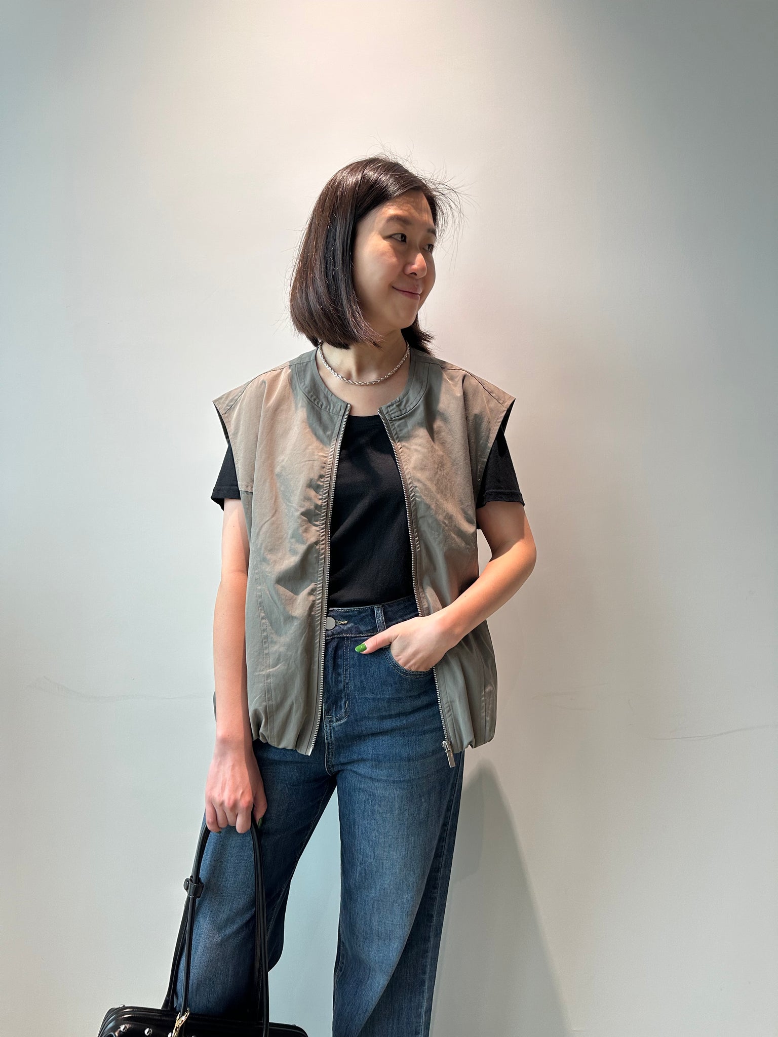 Parka Puff Zip Up Vest