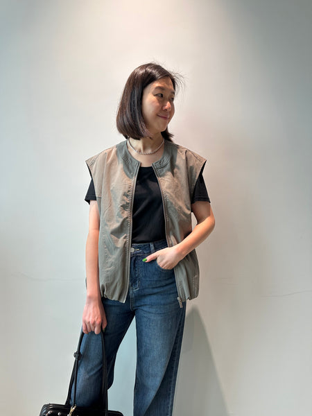 Parka Puff Zip Up Vest