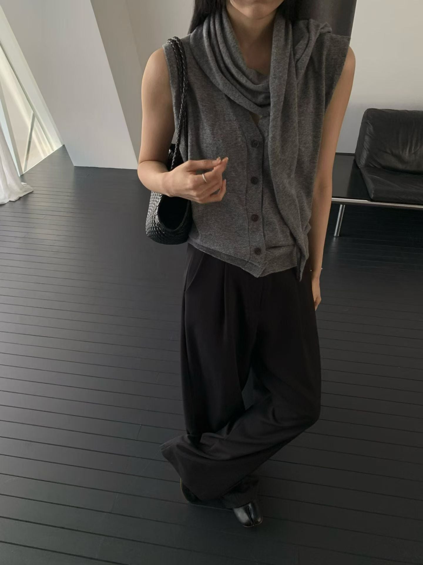 Button Knit Vest