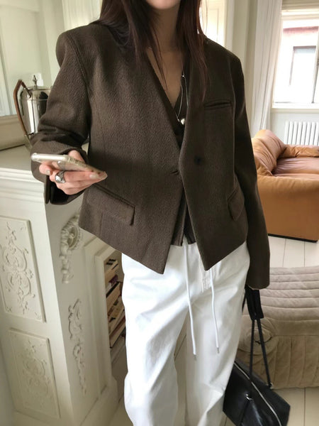 Boxy Wool Jacket