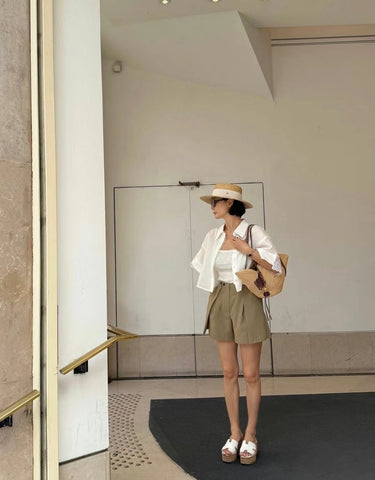 JS NY Premium Linen Cotton Boxy Blouse (15-17Jul $998, 之後批發價$1088）