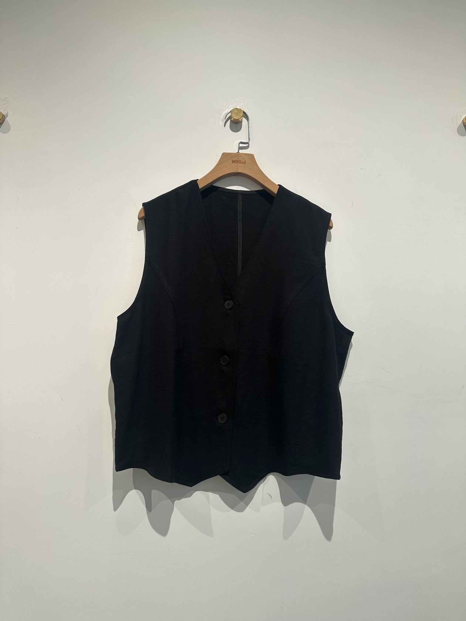 Effortless Cool Tailor Vest Black (9-11Jul 超抵價$398, 之後批發價$468)