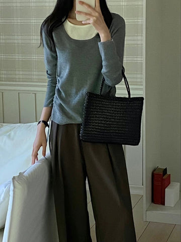 Skinny Layers Knit Top