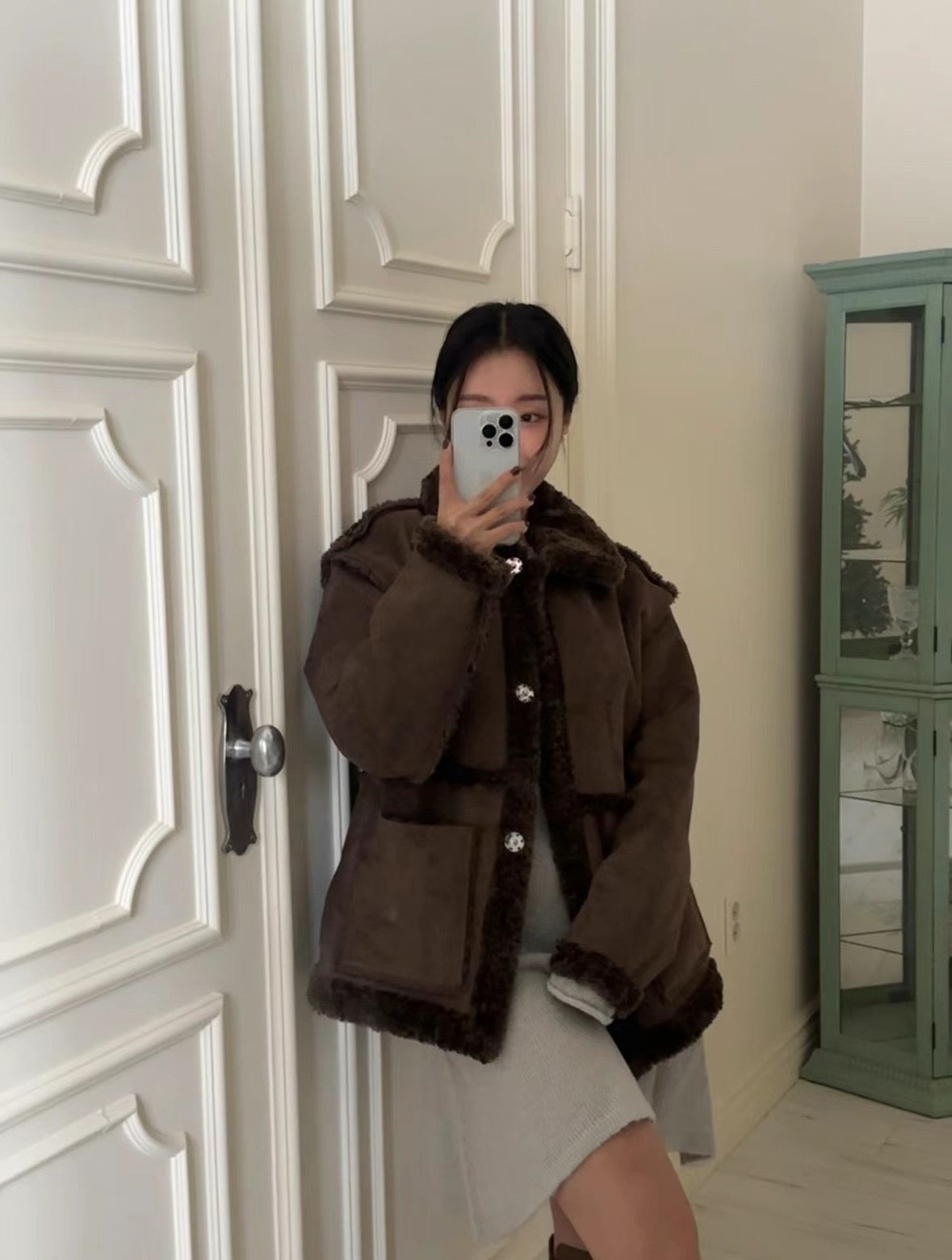 Double Sides Shearling Coat