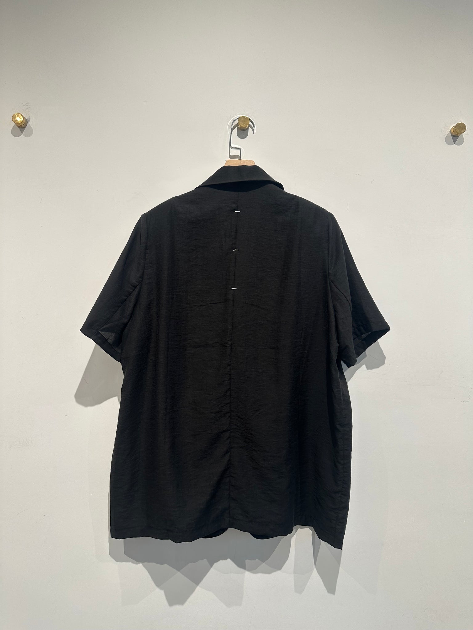 Short Sleeve Back Stitch Blazer Black (限時超抵快閃價$398至今晚23:59, 9-11Jul 超抵價$468, 之後批發價$498)