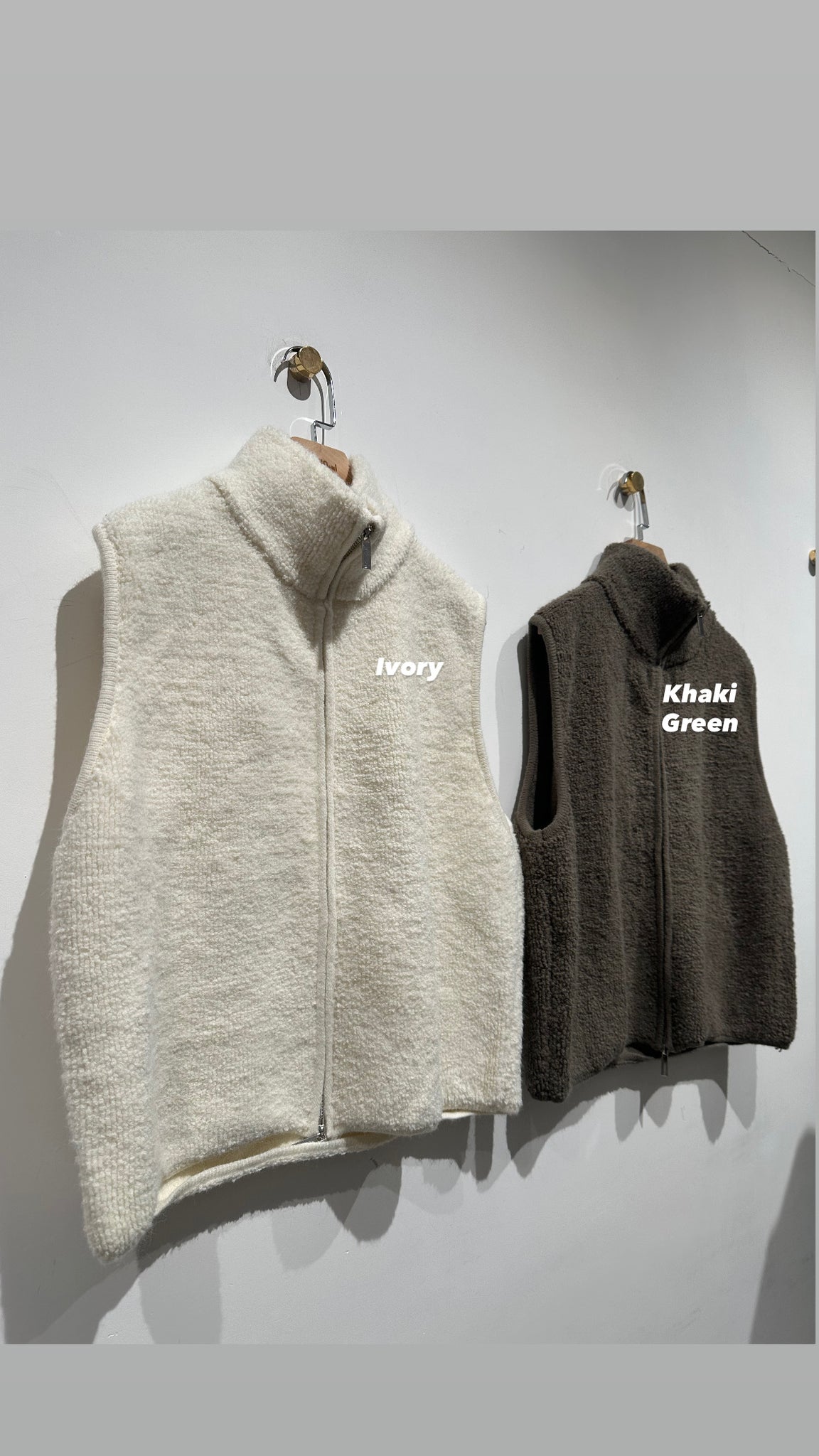Knit Zip Up Vest (15-18Jan $298, 之後批發價$398）