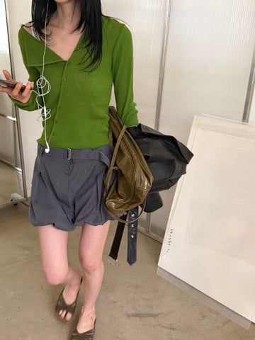 Stripe Puff Shorts (30Apr-2May $498, 之後批發價$568）