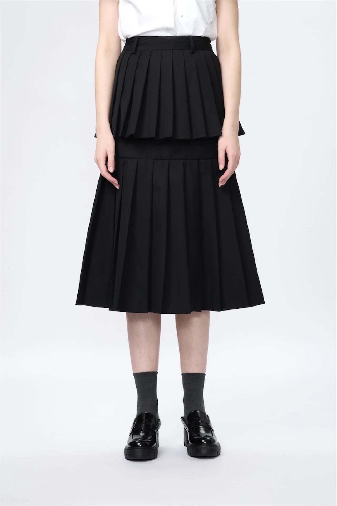 Layers Evening Pleating Skirt