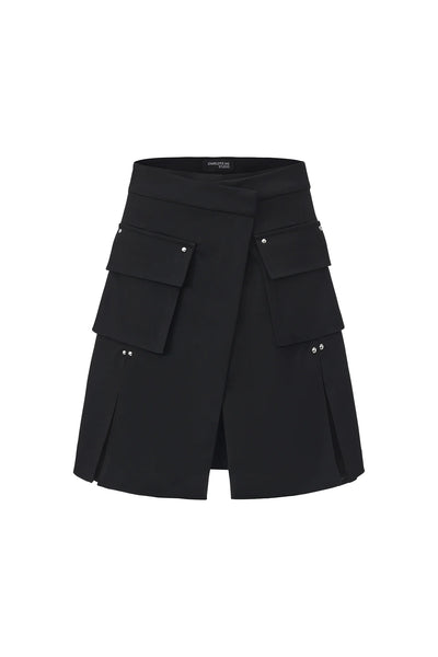 Pocket Dressy Shorts Black