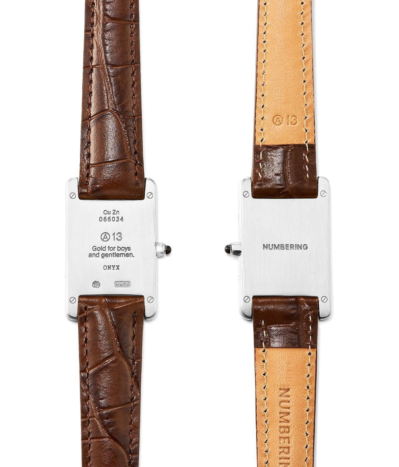 Numbering Watch Bracelet Brown