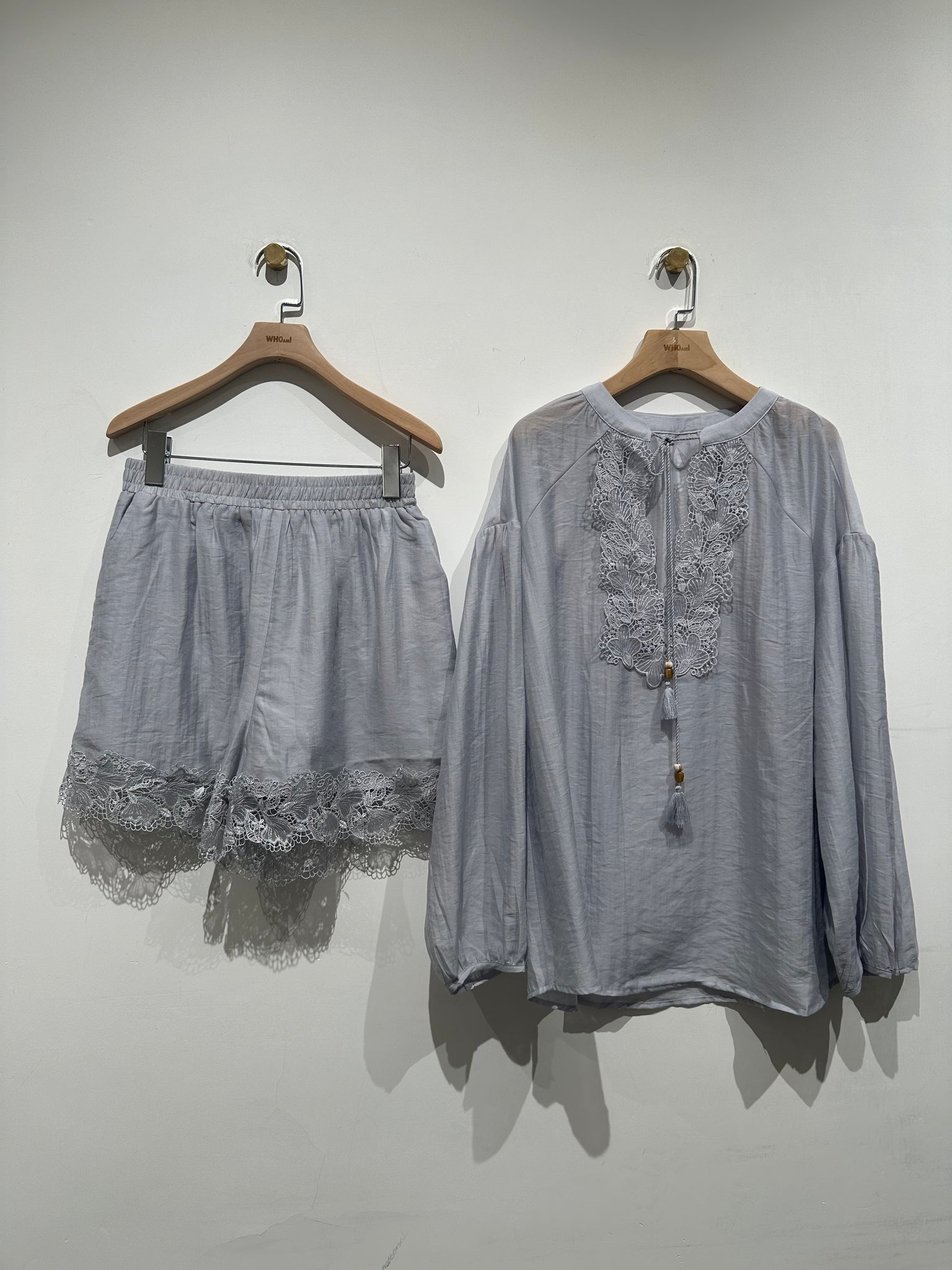 Bohemia Lace Short Set  (28-30May 超抵價$498, 之後批發價$598)