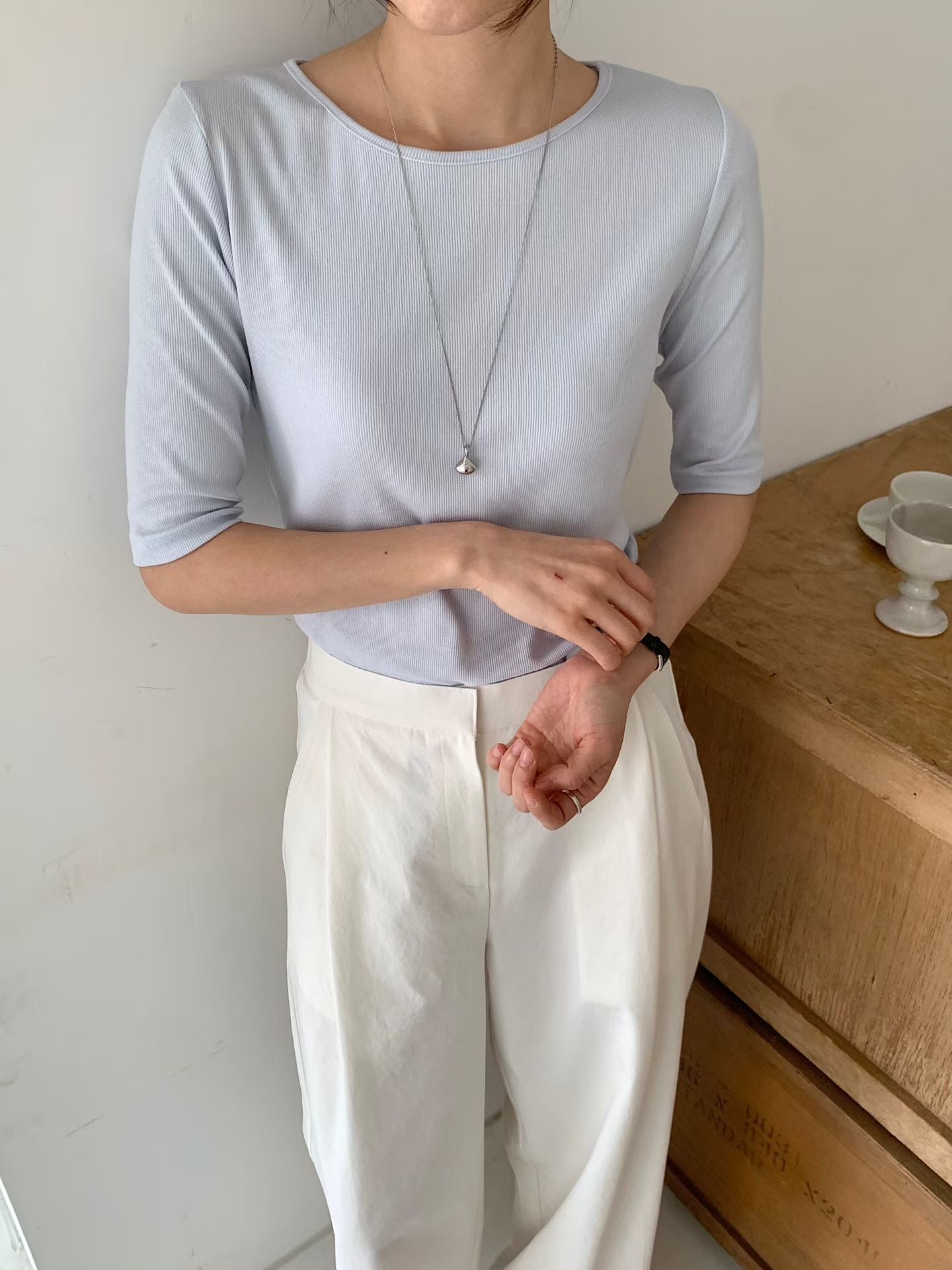 Super Nice Collar & Sleeve Tee (加購$168)