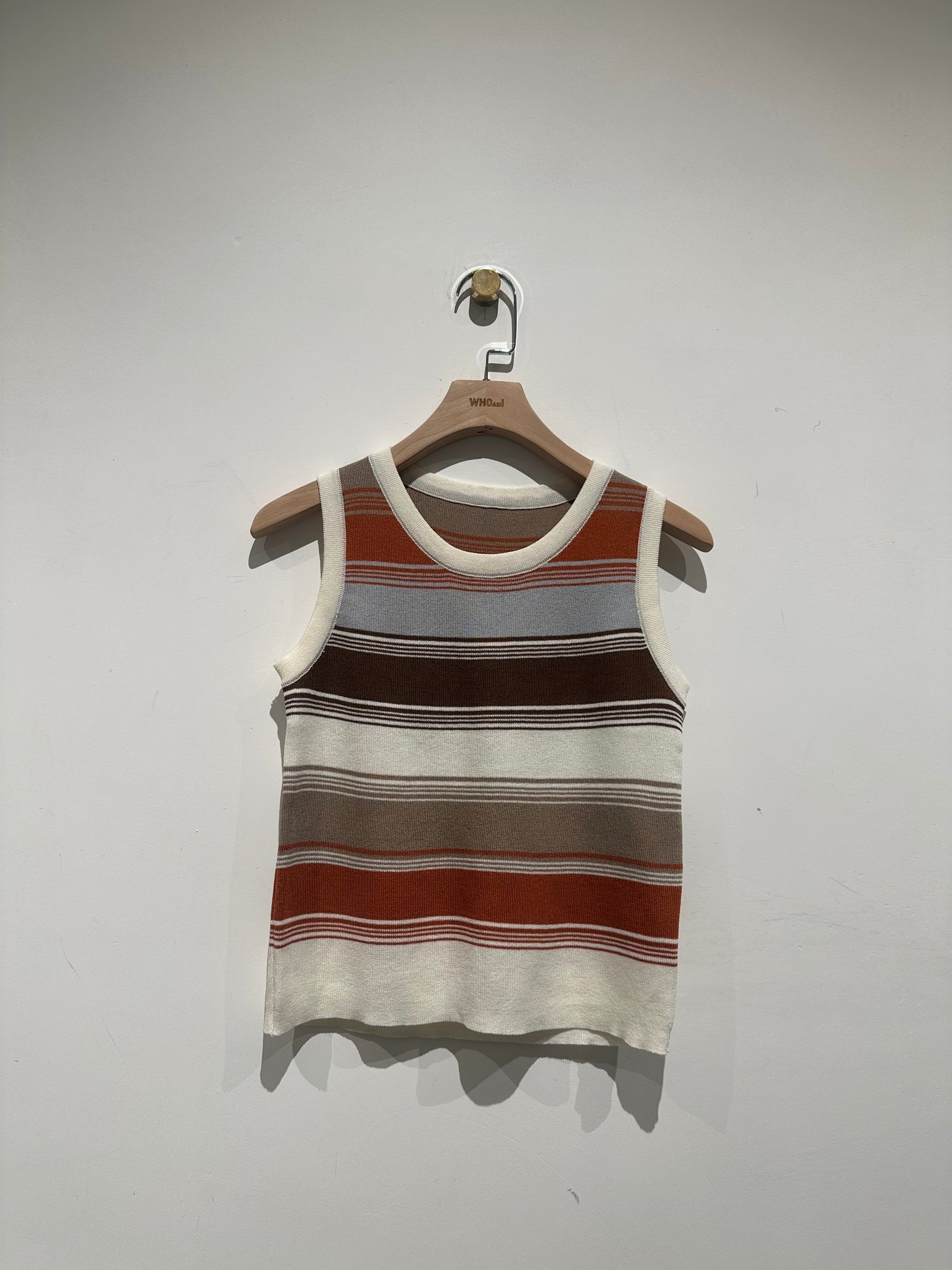 Crew Neck Stripe Knit Vest  (2-5Jul 超抵價$198, 之後批發價$248)