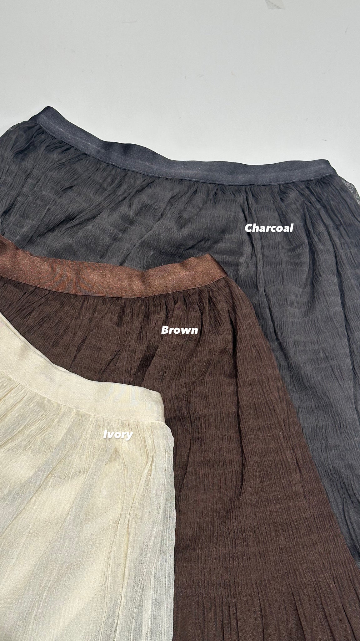 Tiered Sheer Skirt
