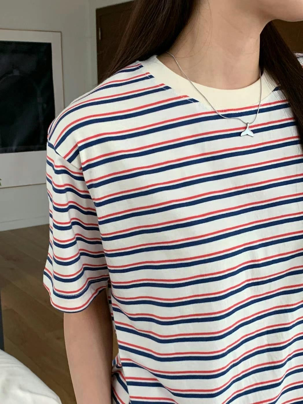 Colour Stripe Tee (加購$168）