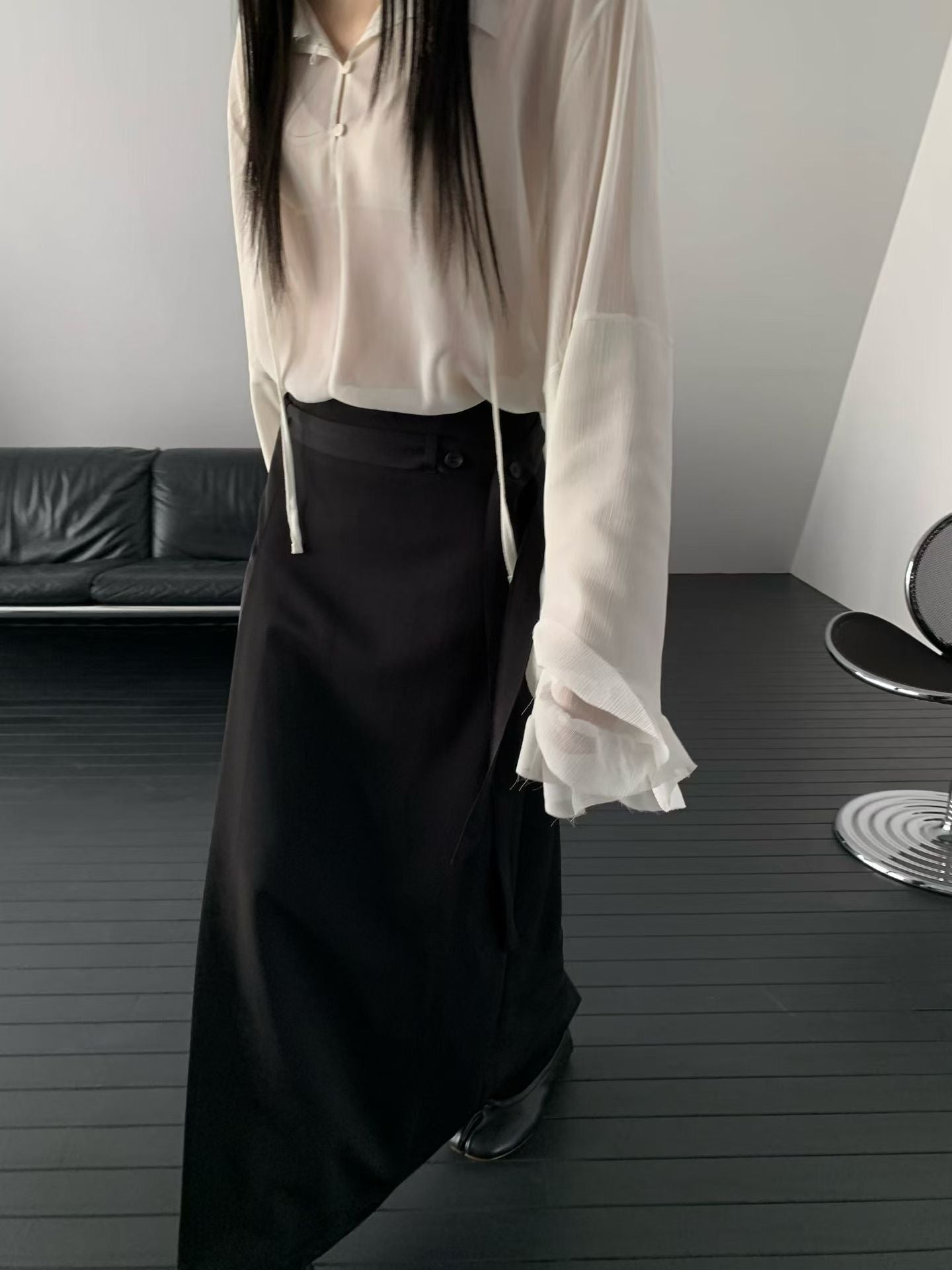 Stylish Button Skirt