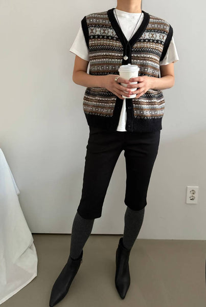 Winter Feel Knit Vest