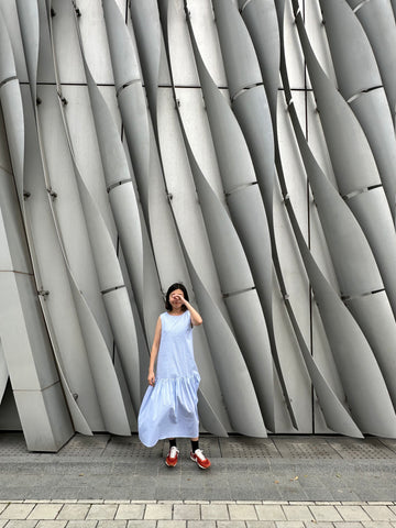 Stripe Vest Dress (1-5Apr$298, 之後批發價$448）