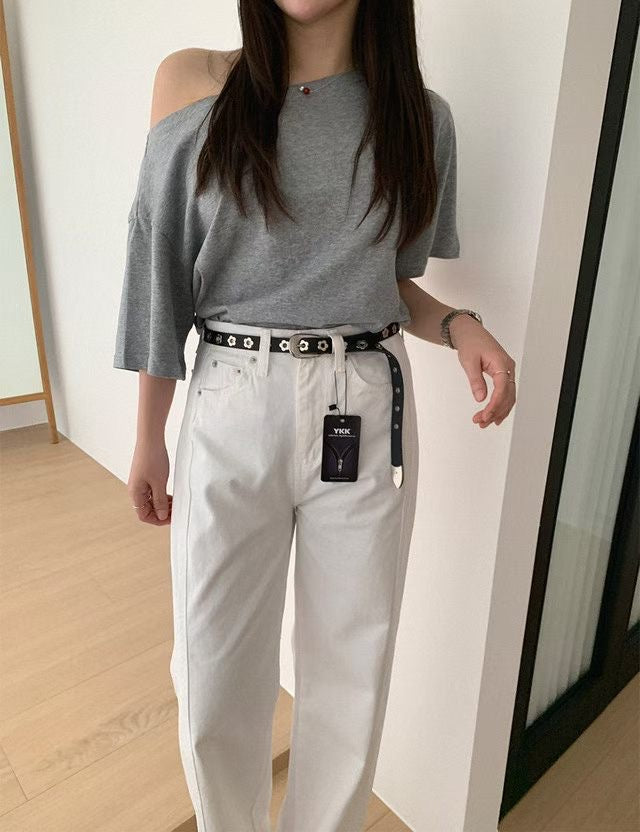Oversize Single Shoulder Tee (18-20Jun 超抵價$298, 之後批發價$328)