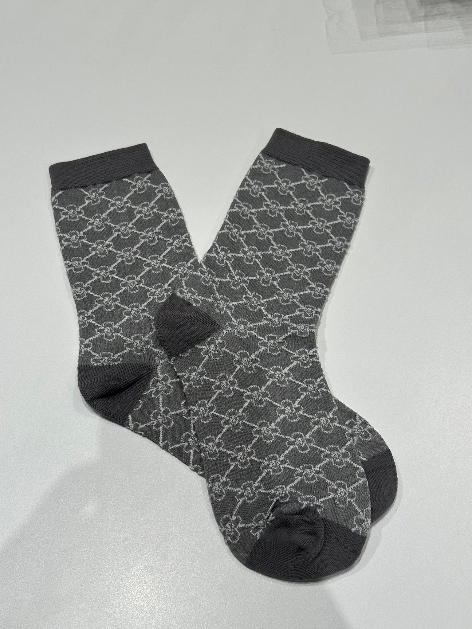 Embossed Rhombus Pattern Socks (14-17Oct超抵價$68, 之後批發價$78)