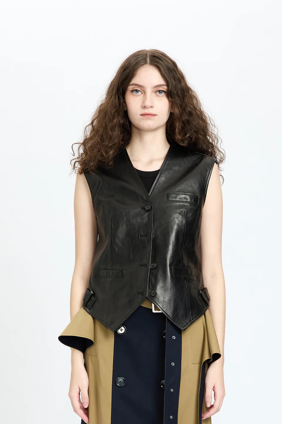 Tailored Leather Vest