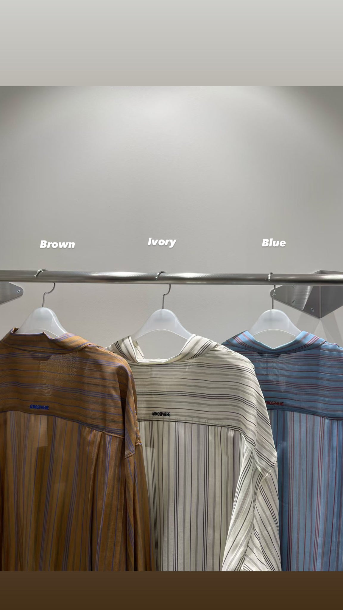 Deluxe See Through Stripe Shirt  (8-10Oct超抵價$598, 之後批發價$668)