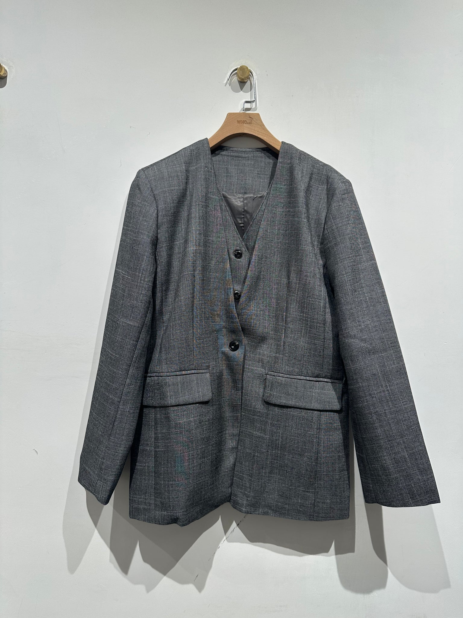 Collarless Blazer & Tailor Vest Set (3-5Sep 超抵價$798, 之後批發價$898)