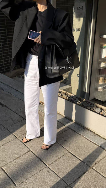(Limited) MYNAMEIS All White Jeans  (24-27Jun 超抵價$428, 之後批發價$698)