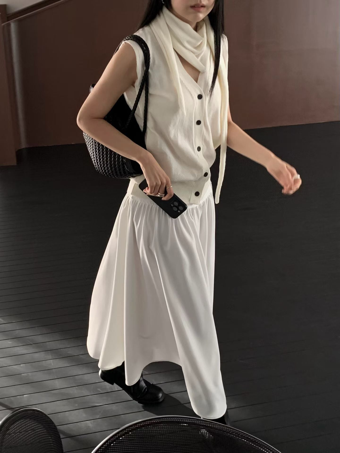 Button Knit Vest