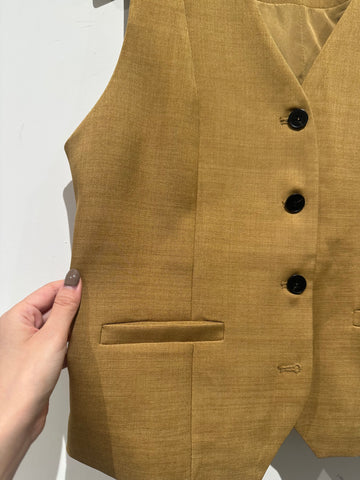 Khaki Causal Gilet  (2-5Jul 超抵價$298, 之後批發價$398)