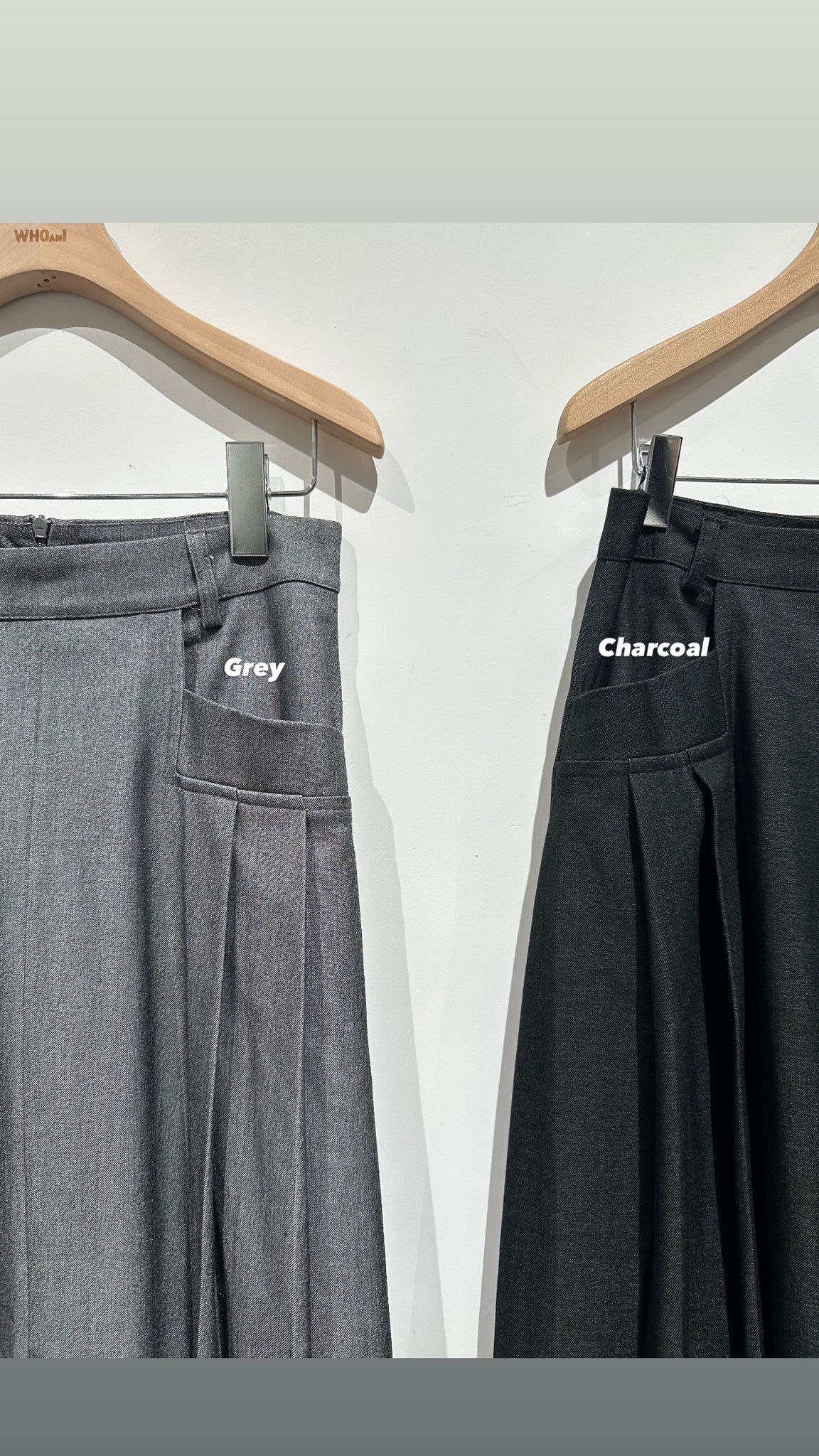 Stylish Two Pocket Fold Skirt