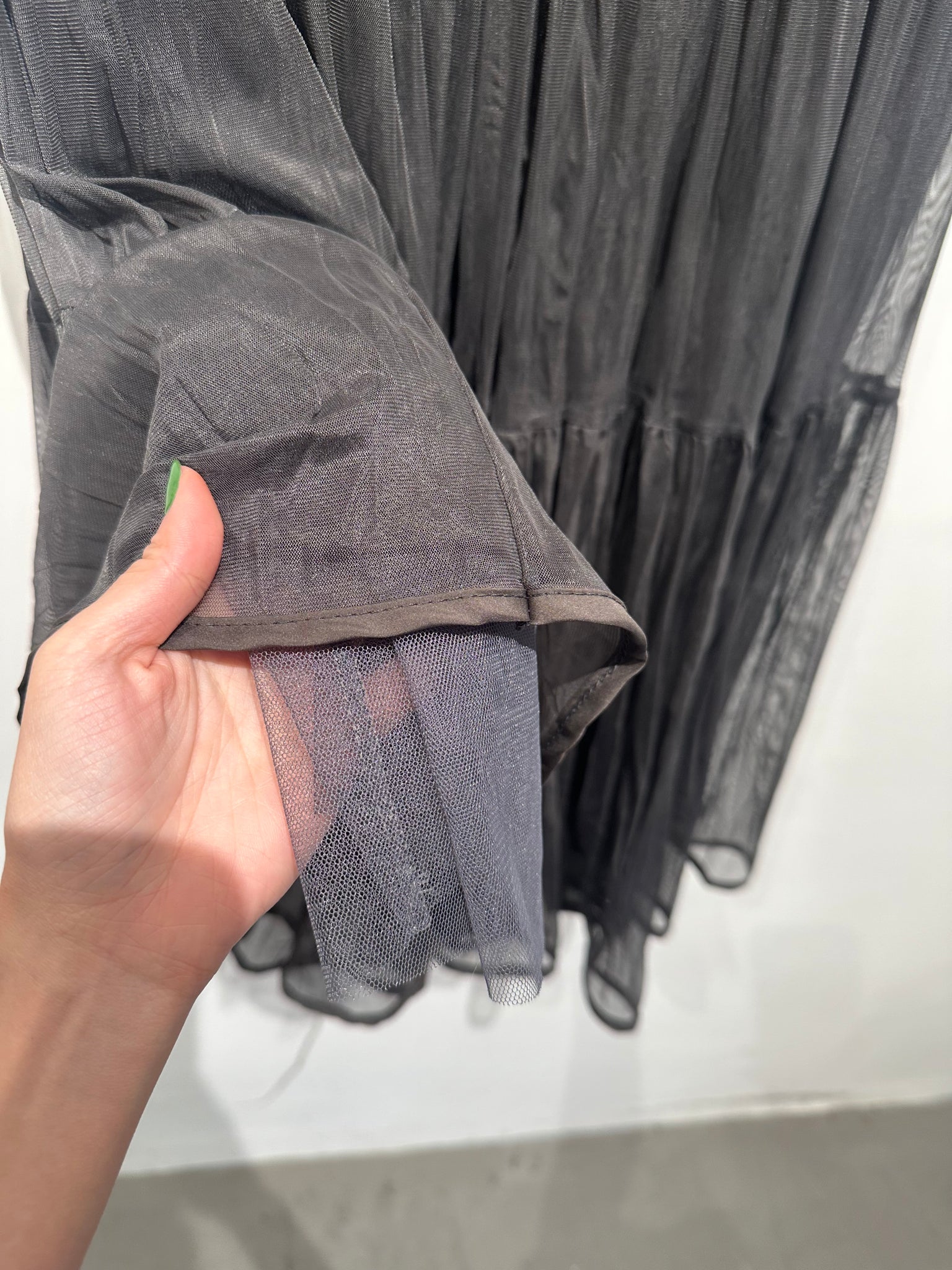Tiered Sheer Skirt