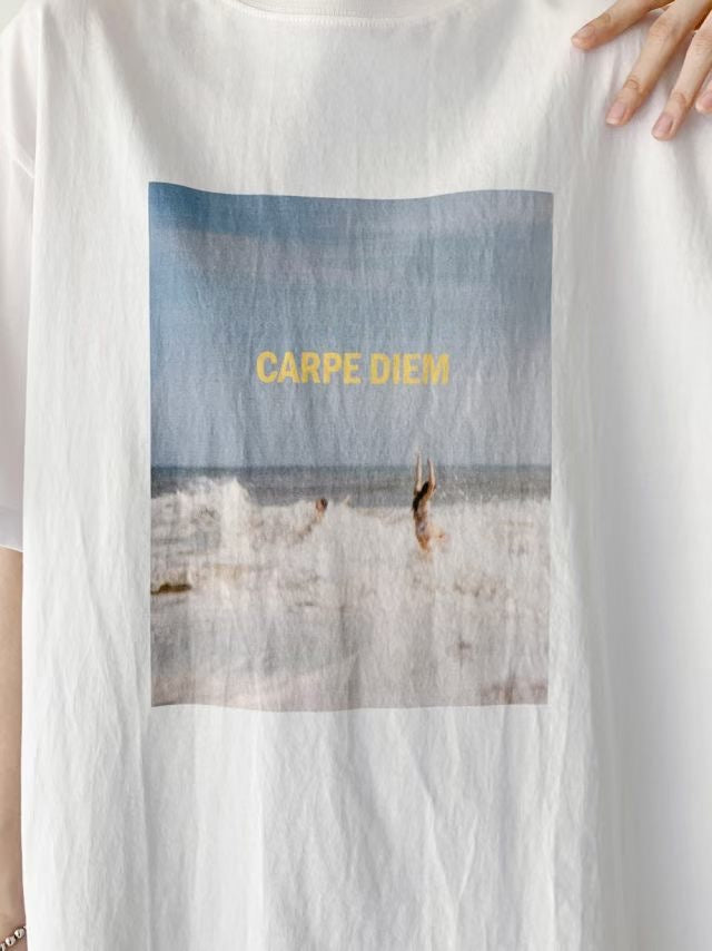 Seaside Print Oversize Tee (31Jul-2Aug 超抵價$268, 之後批發價$298)