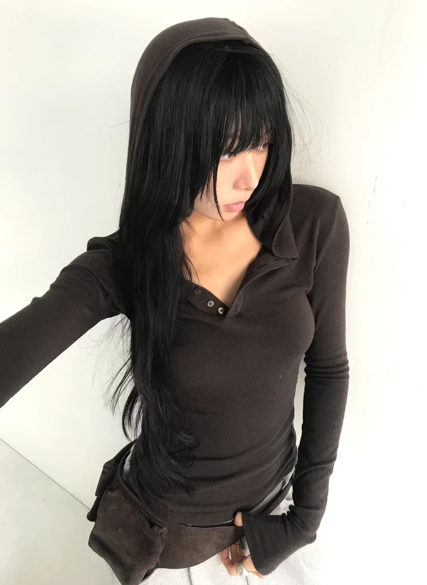 Slim Fit Button Hoodies (11-13Dec $298, 之後批發價$328）