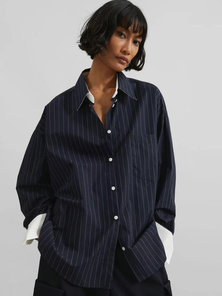 Double Sleeve Stripe Shirt