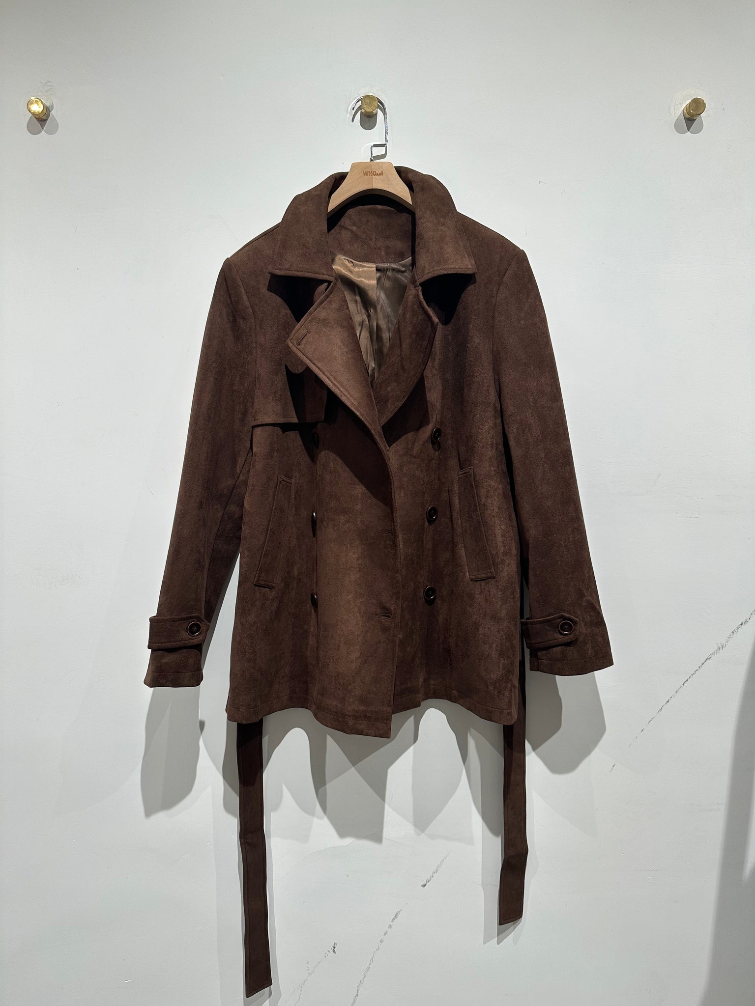 Cool Suede Trench Coat  (16-17Oct超抵價$548, 之後批發價$598)