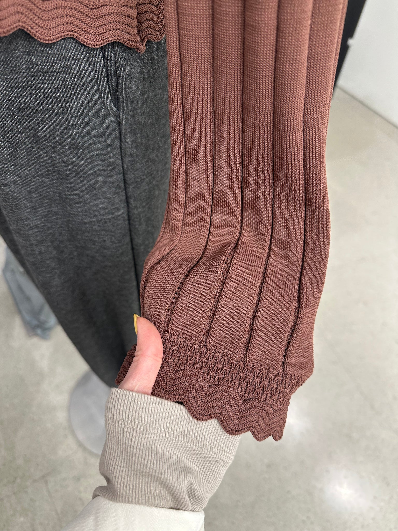 Deluxe Texture Ribbed Cardigan (10-12Sep超抵價$598, 之後批發價$698)