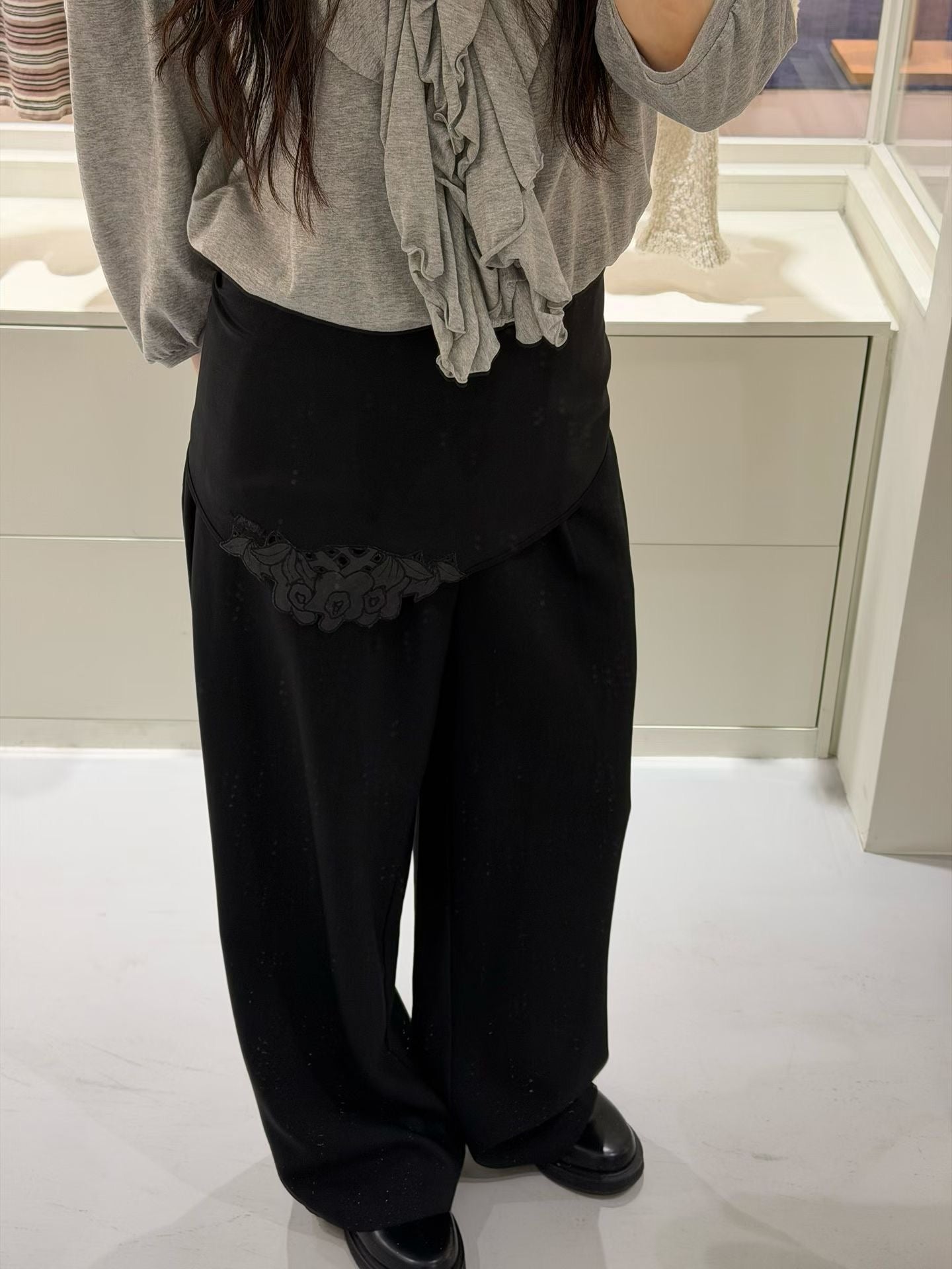 Waist Scarf Black Pants (31Jul-2Aug 超抵價$468, 之後批發價$498)