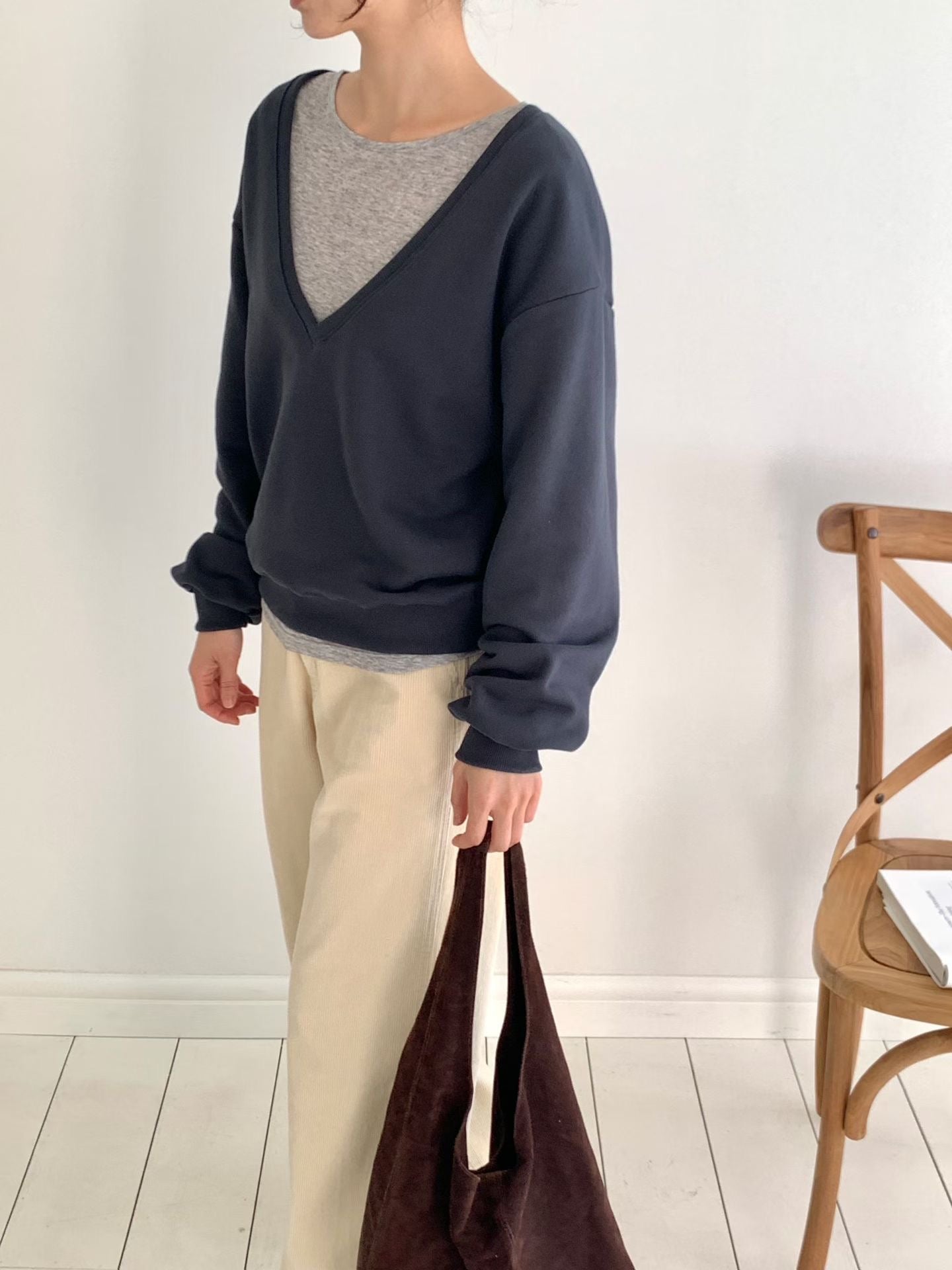 Essential Low V Sweater (15-17Oct超抵價$268, 之後批發價$298)